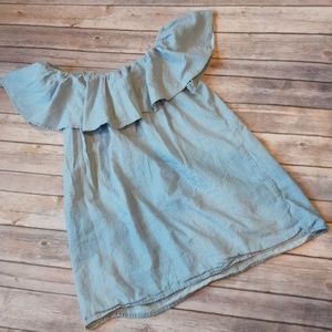 💥$5 TODAY!! S/ M Faded Glory off the shoulder top